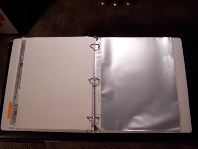 Binder Plastic Sleeves