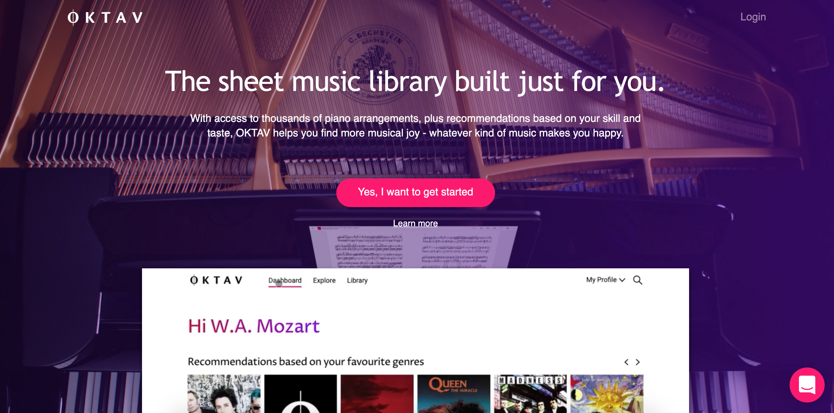 Oktav Sheet Music Library